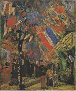 Vincent Van Gogh The 14th July in Paris Spain oil painting artist